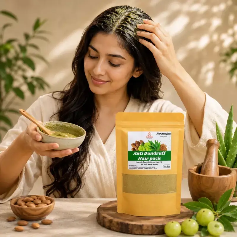 Anti Dandruff Hair pack – 100 gms - photo 3