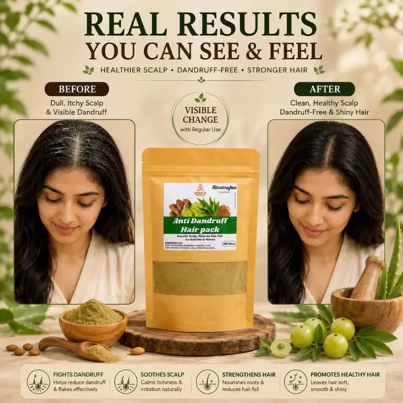 Anti Dandruff Hair pack – 100 gms - photo 4