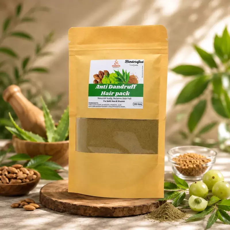 Anti Dandruff Hair pack – 100 gms