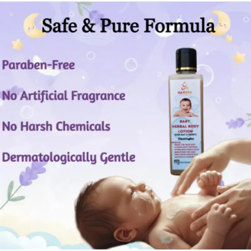 Baby Herbal Body Lotion – 200 ml - photo 4