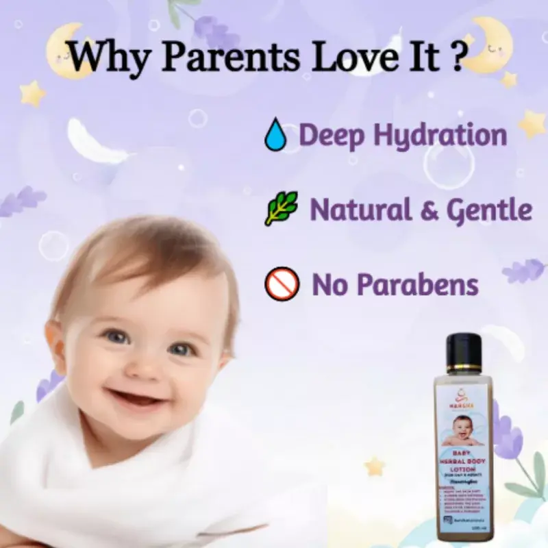Baby Herbal Body Lotion – 200 ml - photo 5