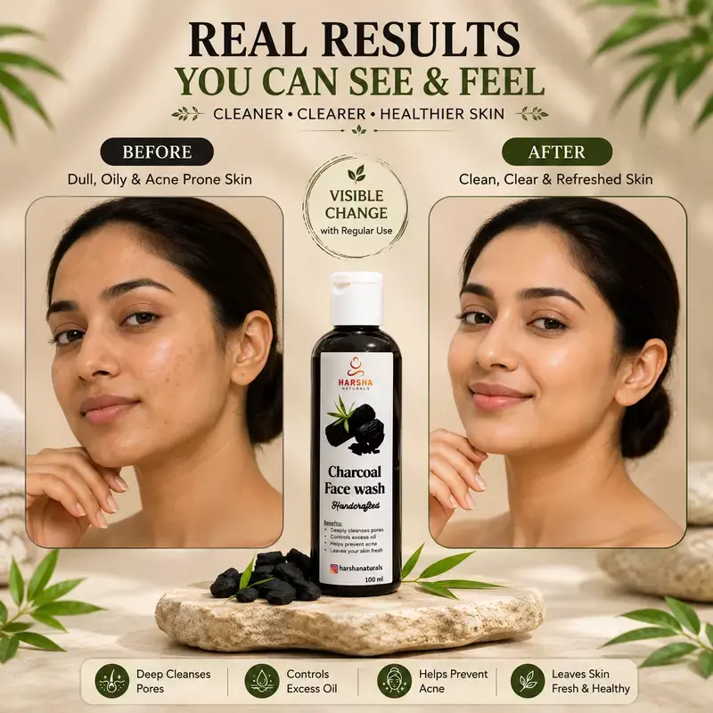 Charcoal Face Wash – 100 ml - photo 5