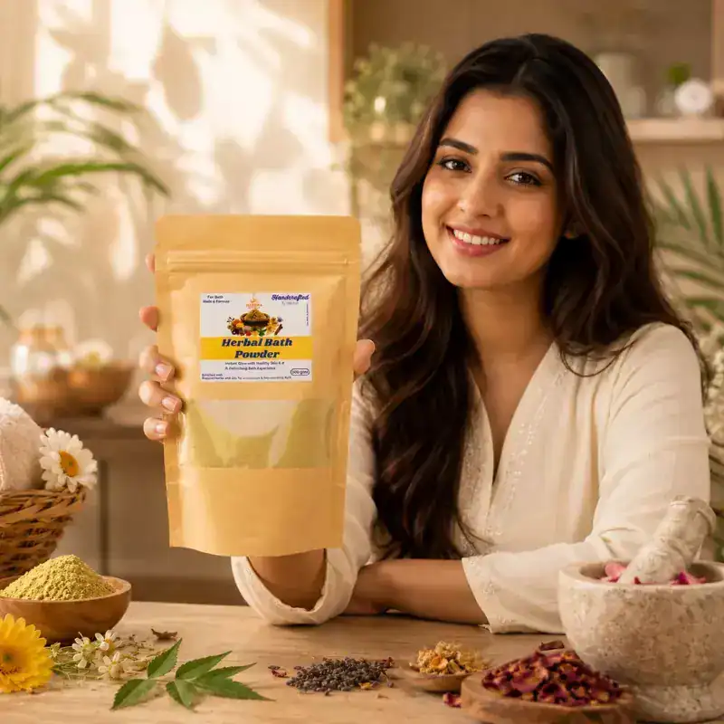 Herbal Bath Powder – 100 gm - photo 3