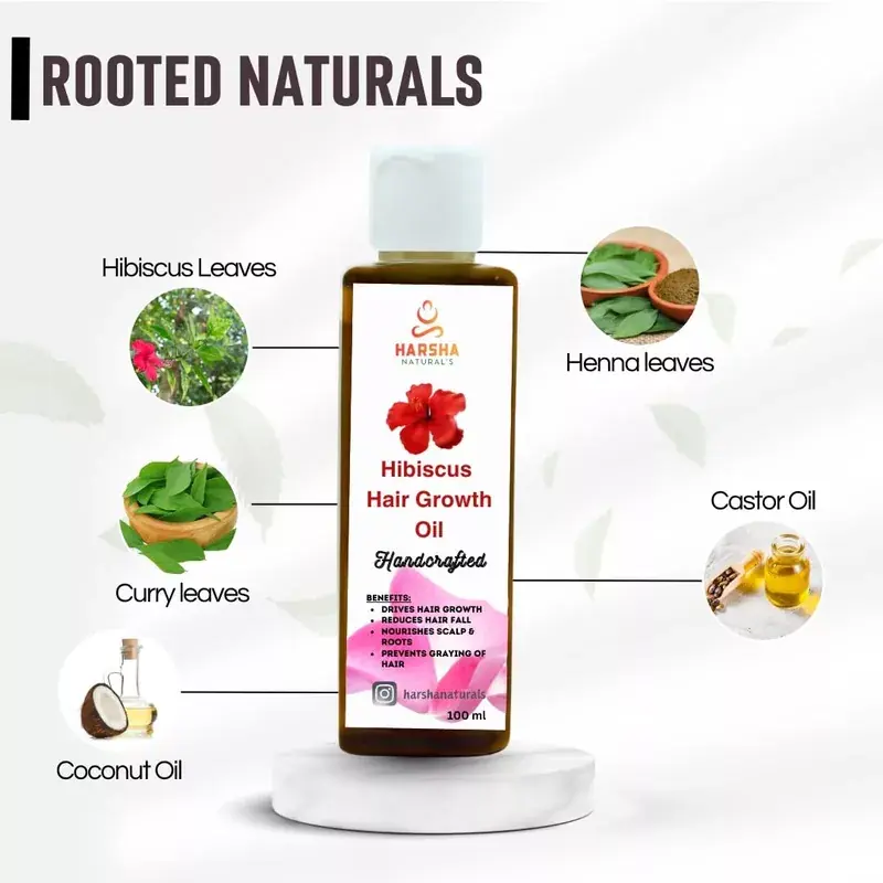 Hibiscus Hair Growth oil – 100 ml - photo 2